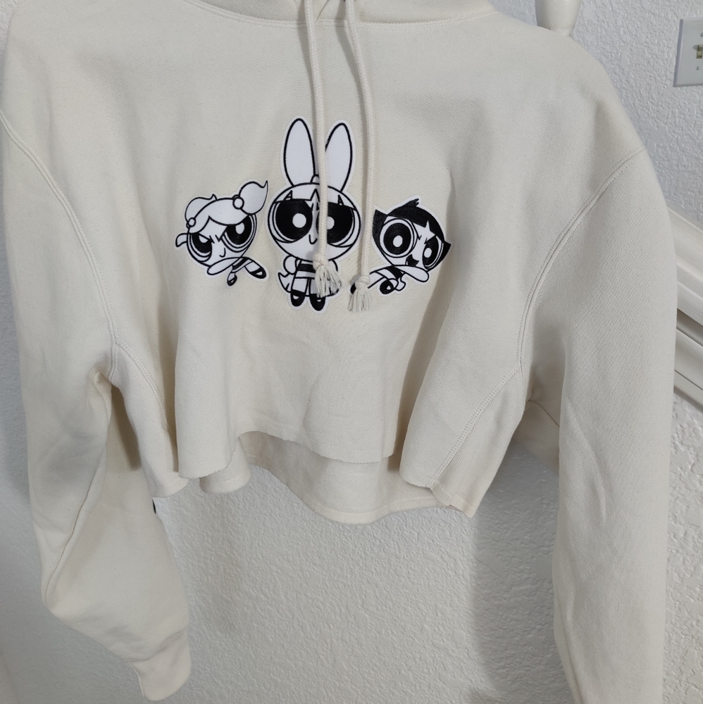 Powerpuff girls x Champion hoodie size small
